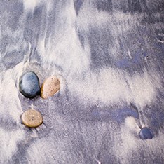 stones on a beach image